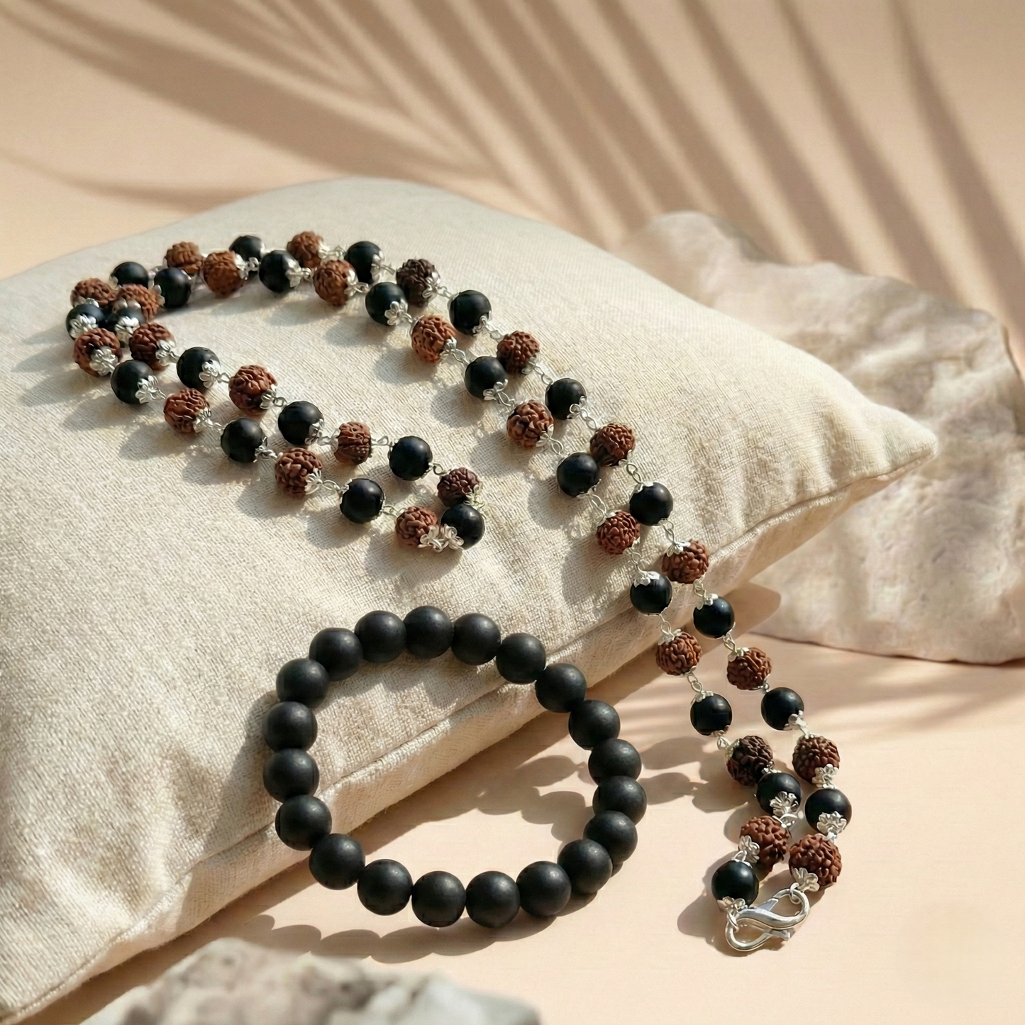 Divine Karungali & Rudraksha Combo Set