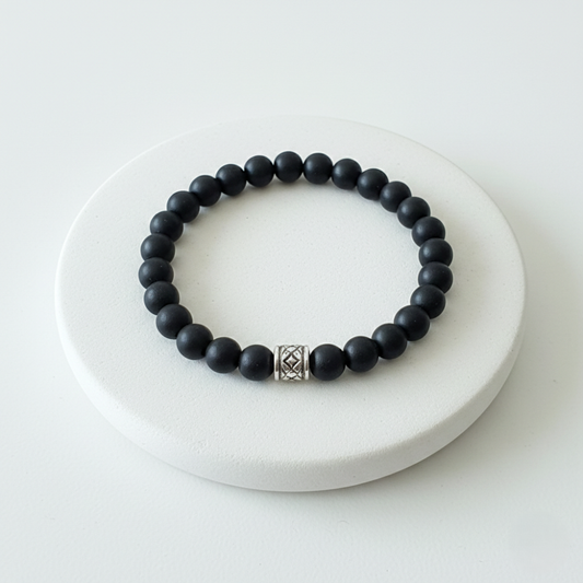 Karungali Bracelet – 8mm Natural Ebony | 26 Beads |