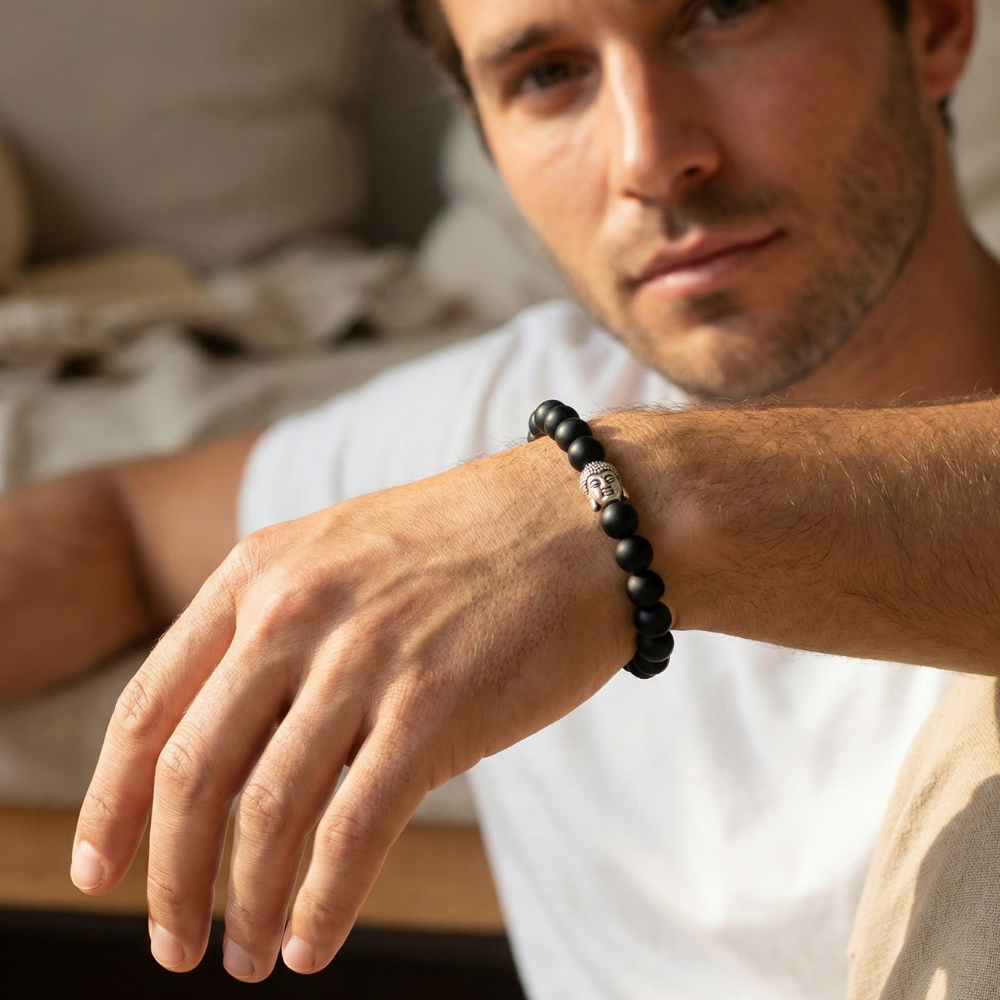 Buddha Bracelet – 8mm Beads | 24 Beads Spiritual Bracelet