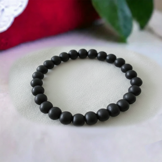 Normal Karungali Bracelet – 8mm | 26 Beads | Original Ebony Wood