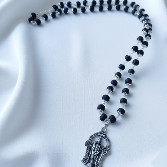 Muruga Mala – Silver Plated [8mm Beads] [54 Beads]